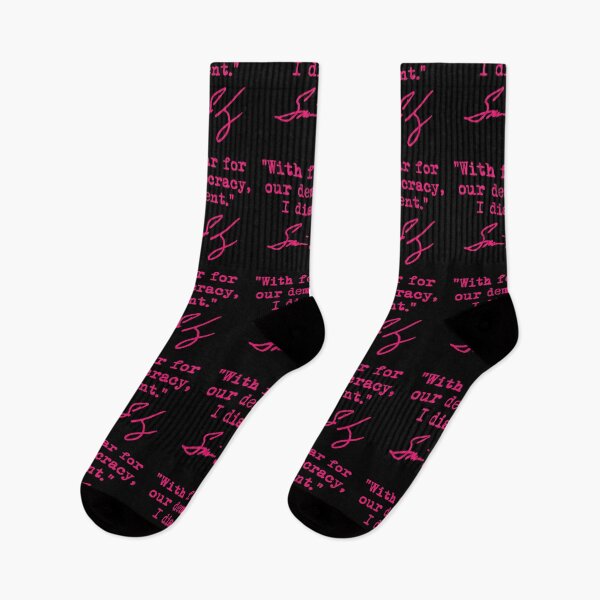 Item preview, With fear for our democracy, I dissent. - Justice Sotomayor (hot pink) designed and sold by Thelittlelord.