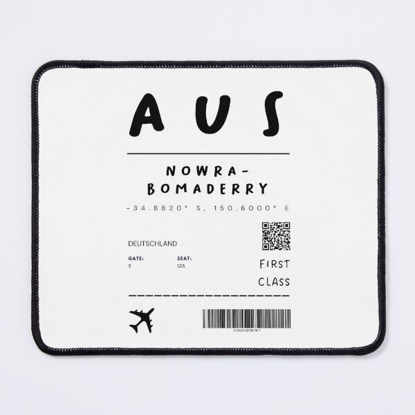 Item preview, Nowra-Bomaderry | Plane Ticket Design | Traveling | Tourists designed and sold by RM-Journey.