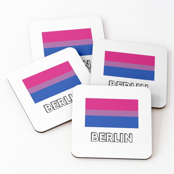 Item preview, Bi Pride Flag Berlin designed and sold by Inspirationmotivation.