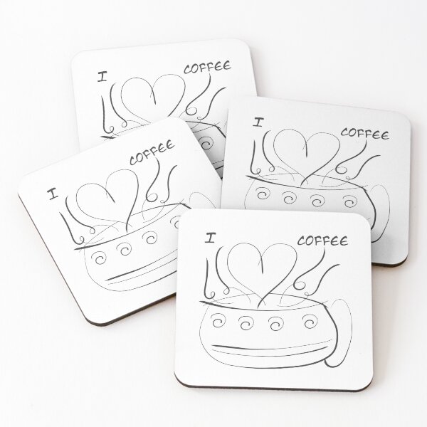 Item preview, I Love Coffee designed and sold by Angela Demi.