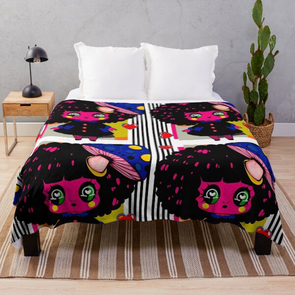 Item preview, Shrooms and Stripes Pattern Pink Transparent background designed and sold by VOKED.