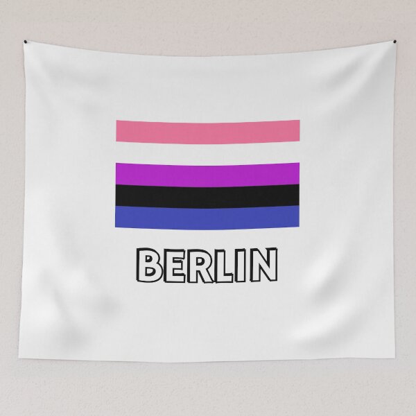 Item preview, Genderfluid Pride Flag Berlin designed and sold by Inspirationmotivation.