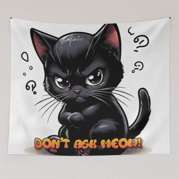 Item preview, Offended kitten designed and sold by Jurand  Creations.