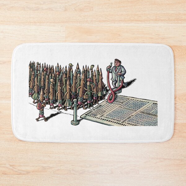Item preview, Pencils Lined Up to Take Giant Test designed and sold by LisaHaney.