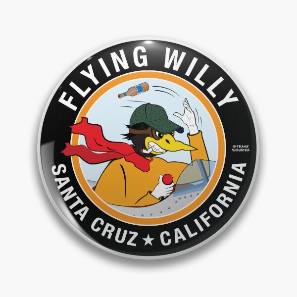 Item preview, Flying Willy Santa Cruz California Black WHT designed and sold by Wilfly.