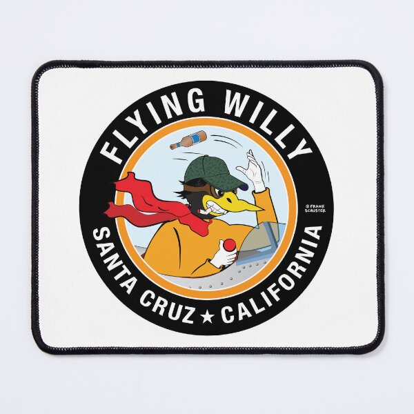 Item preview, Flying Willy Santa Cruz California Black WHT designed and sold by Wilfly.