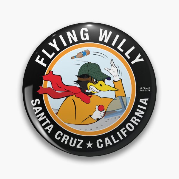 Item preview, Flying Willy Santa Cruz, CA, Black BLK designed and sold by Wilfly.