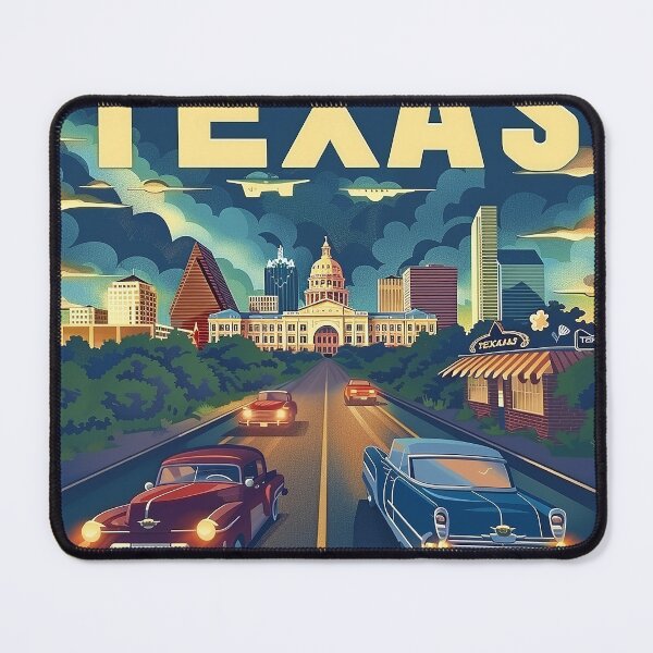 Item preview, Texas City Art designed and sold by nomiraclehere.