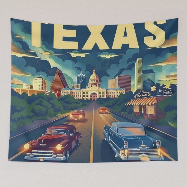 Item preview, Texas City Art designed and sold by nomiraclehere.