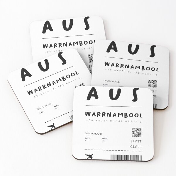 Item preview, Warrnambool | Plane Ticket Design | Traveling | Tourists designed and sold by RM-Journey.