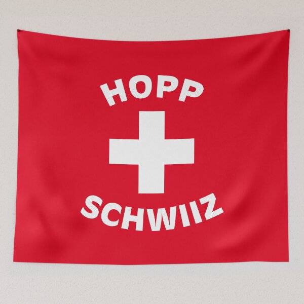 Item preview, Go Switzerland Hopp Schwiiz designed and sold by AntiqueImages.