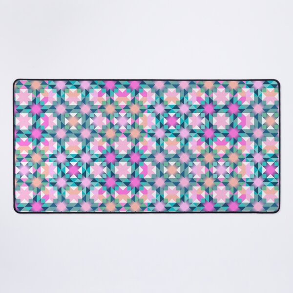 Item preview, Girly pink and violet patchwork designed and sold by pakanta.