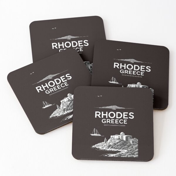 Item preview, A Vintage Travel Art of Rhodes - Greece  designed and sold by GoodOldVintage.