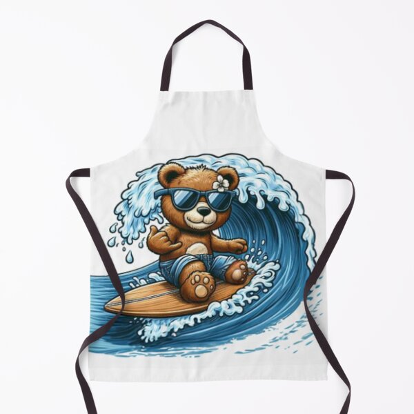 Item preview, Surfer Bear Blue designed and sold by Birgen6.