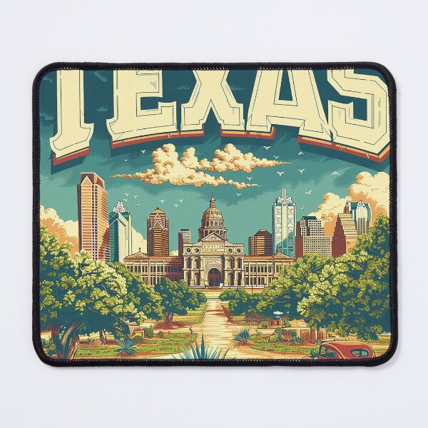 Item preview, Texas City Art designed and sold by nomiraclehere.
