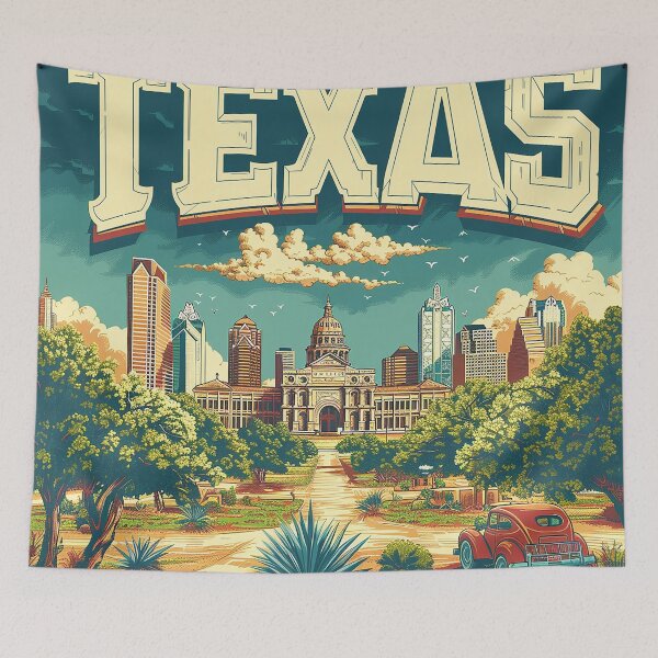 Item preview, Texas City Art designed and sold by nomiraclehere.