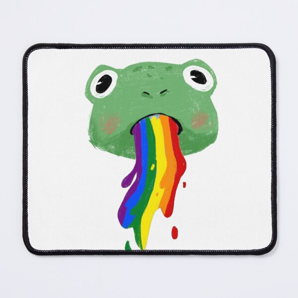 Item preview, Frog puking rainbow  designed and sold by Raccoondoodles.