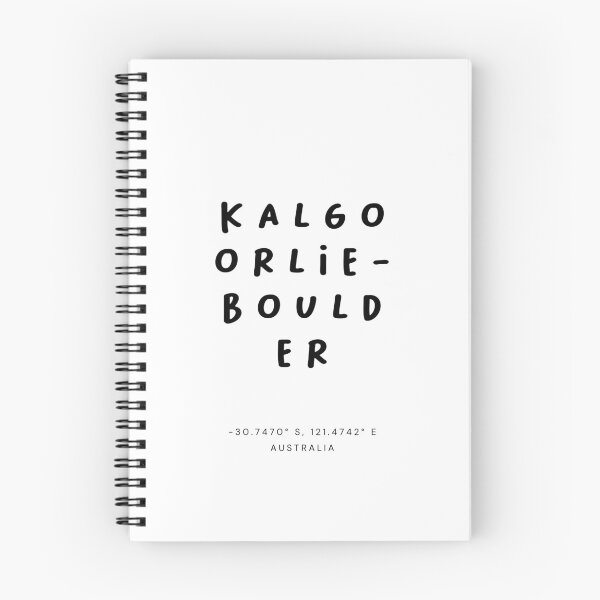 Item preview, Kalgoorlie-Boulder | Typography Design | Design Map Coordinates designed and sold by RM-Journey.