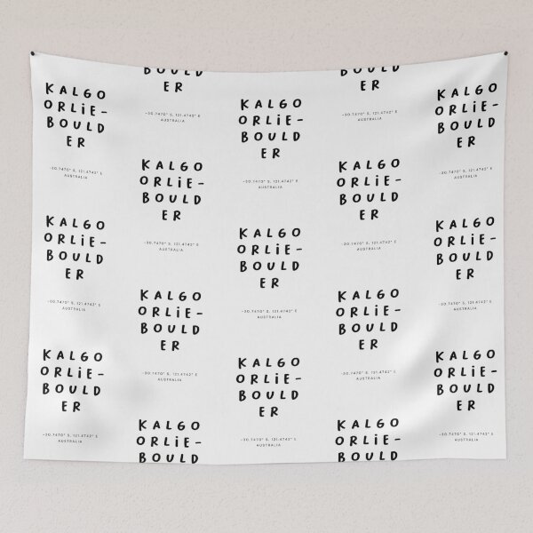 Item preview, Kalgoorlie-Boulder | Typography Design | Design Map Coordinates designed and sold by RM-Journey.