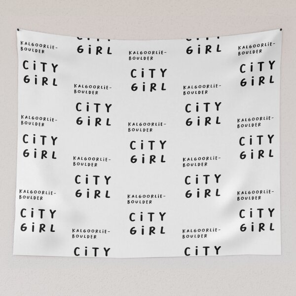 Item preview, Kalgoorlie-Boulder CITY GIRL | Typography Design | Minimalist Aesthetic designed and sold by RM-Journey.