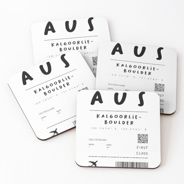 Item preview, Kalgoorlie-Boulder | Plane Ticket Design | Traveling | Tourists designed and sold by RM-Journey.