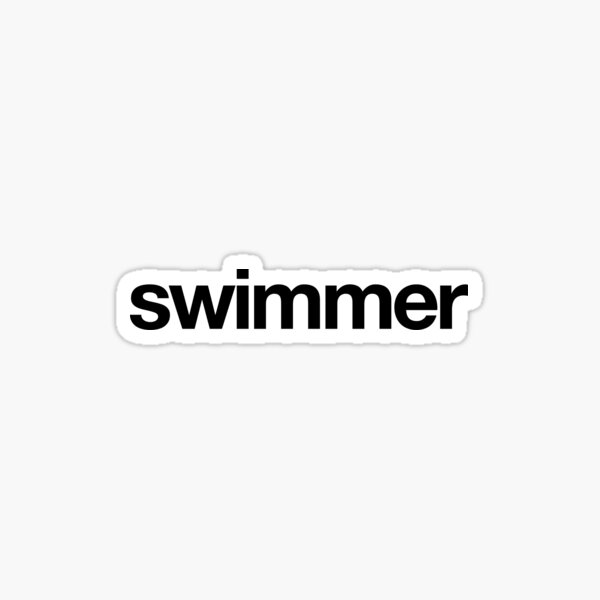 Item preview, Swimmer ~ Swimming Swimmer designed and sold by StrangeStreet.