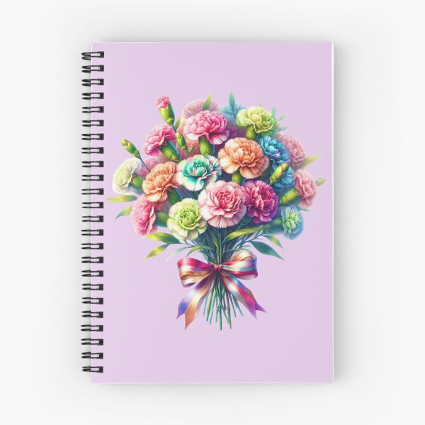 Item preview, Carnations Floral Bouquet  designed and sold by Myra365Art.