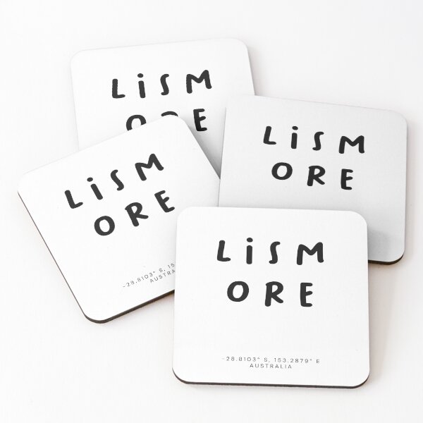 Item preview, Lismore | Typography Design | Design Map Coordinates designed and sold by RM-Journey.