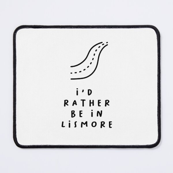 Item preview, I'd Rather be in Lismore | Typography Design | Minimalist Aesthetic designed and sold by RM-Journey.