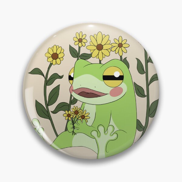 Aperçu de l'œuvre Grenouille fleurie créée et vendue par Edithlynxstudio.