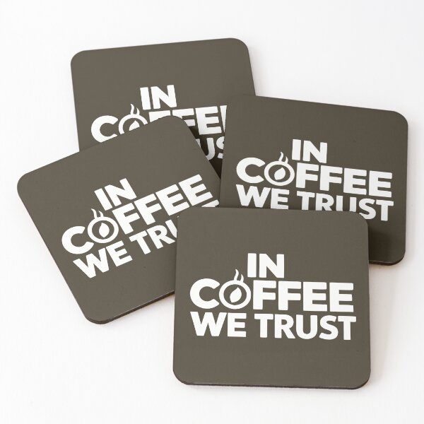Item preview, In Coffee We Trust designed and sold by Atsariya.