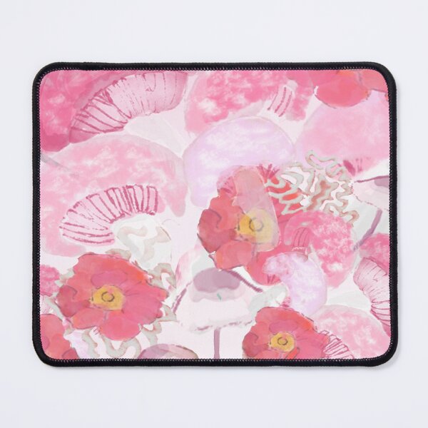 Item preview, 'Evening Primrose' Floral Watercolor with Mushrooms + Coral designed and sold by Venus-in-Virgo.