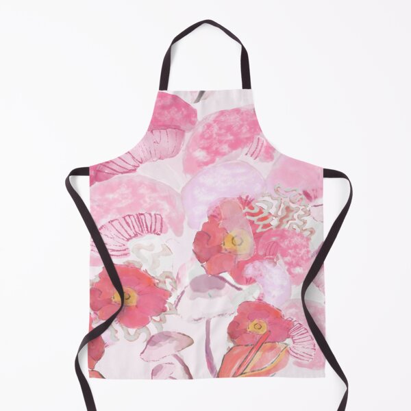 Item preview, 'Evening Primrose' Floral Watercolor with Mushrooms + Coral designed and sold by Venus-in-Virgo.