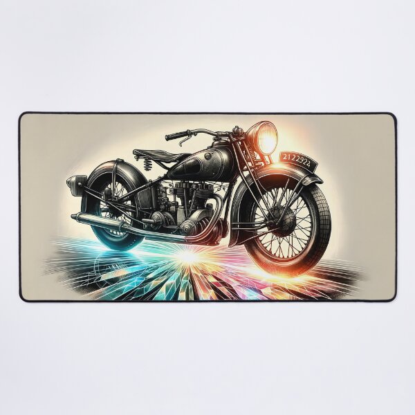 Aperçu de l'œuvre Moto Vintage créée et vendue par Skyfactory1066.