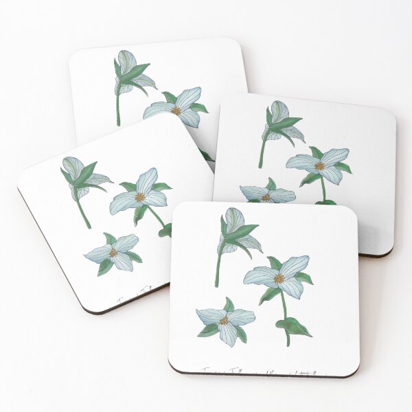 Item preview, white trillium designed and sold by drawingsbyalex.