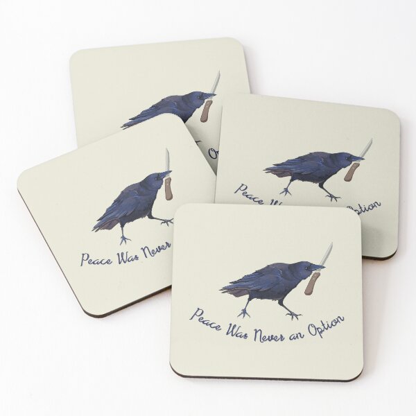 Item preview, Peace Was Never An Option Crow designed and sold by capnflynn.