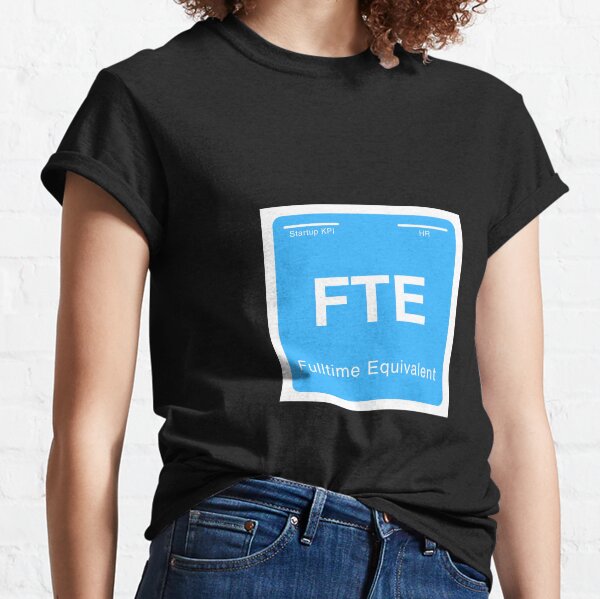 Item preview, Periodic table of startup KPIs “Fulltime Equivalent (FTE)" designed and sold by whatthetechgear.
