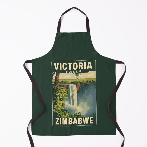 Item preview, A Vintage Travel Illustration of the Victoria Falls - Zimbabwe designed and sold by GoodOldVintage.