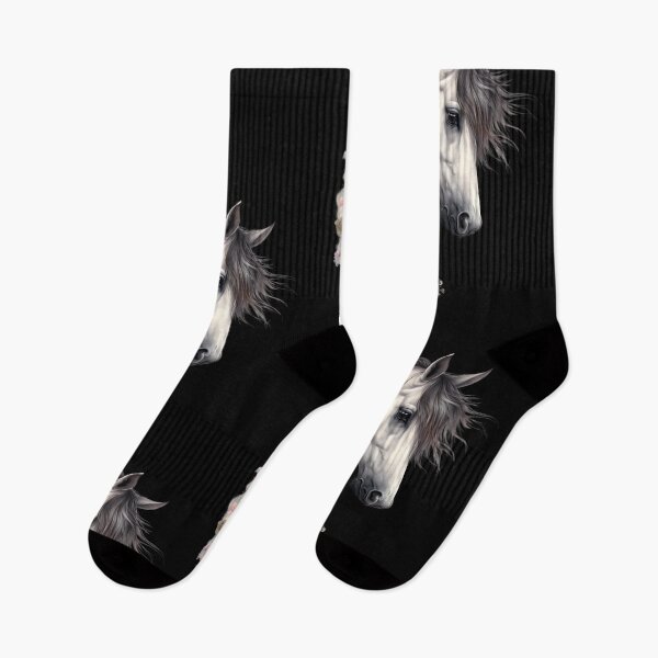 Item preview, Beautiful Horse with a floral motif designed and sold by Aquillashop.