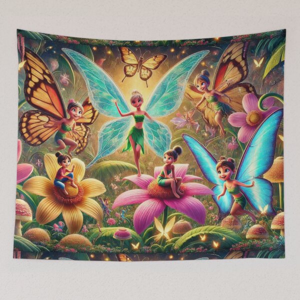 Item preview, Magic Garden with Fairies and Butterflies designed and sold by Marinaso.
