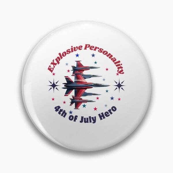 Item preview, Explosive Personality 4th Of July  Hero US Independence Fighter Jets  Birthday Design designed and sold by Raise2Shine.