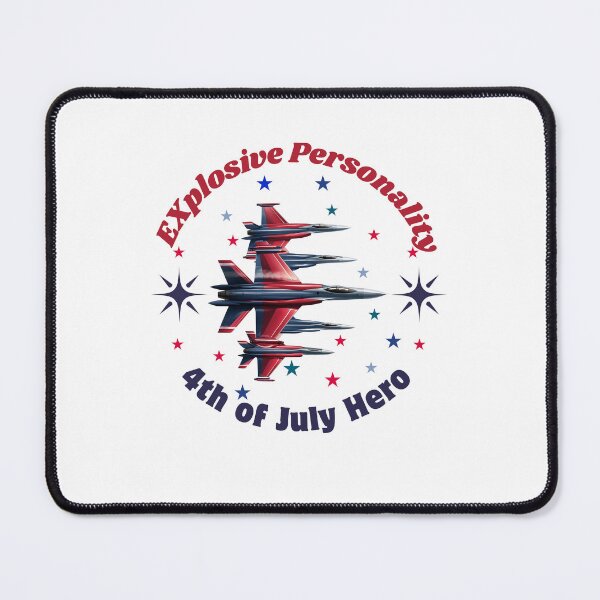 Item preview, Explosive Personality 4th Of July  Hero US Independence Fighter Jets  Birthday Design designed and sold by Raise2Shine.