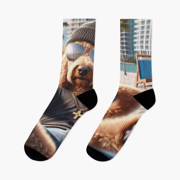Item preview, Labradoodle Social Media Star Taking Selfies designed and sold by TheDogOnIt.