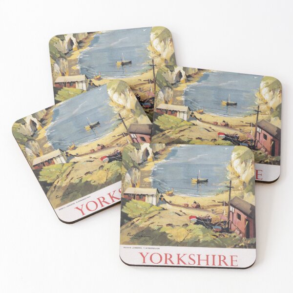 Item preview, North Landing, Yorkshire - Vintage Railway Travel Poster - 1948-1965 designed and sold by BASlade93.