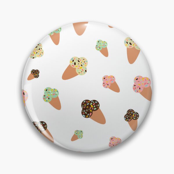 Item preview, Summer Pastel Ice Cream Cone Pattern designed and sold by rainbowchaseart.