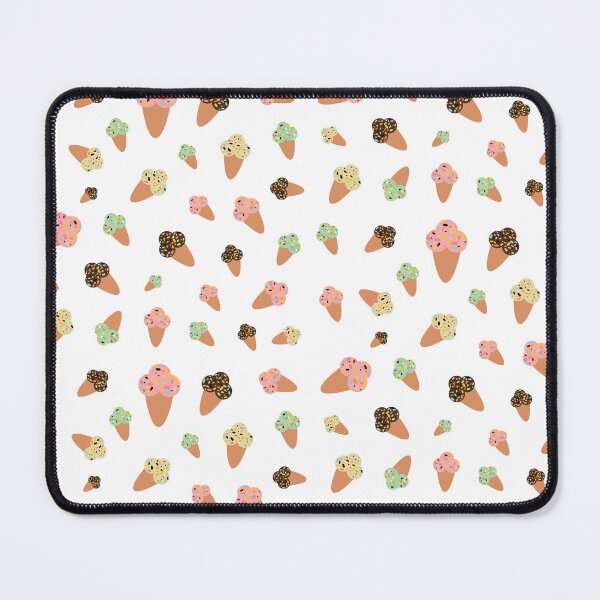 Item preview, Summer Pastel Ice Cream Cone Pattern designed and sold by rainbowchaseart.