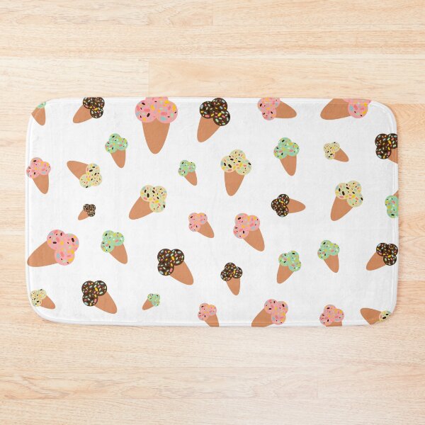 Item preview, Summer Pastel Ice Cream Cone Pattern designed and sold by rainbowchaseart.