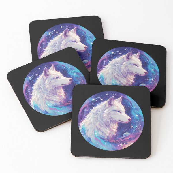 Item preview, White Wolf // Aesthetic White Wolf // Galaxy //  wolf lover designed and sold by SMARTKIT  DESIGNAGENCY.