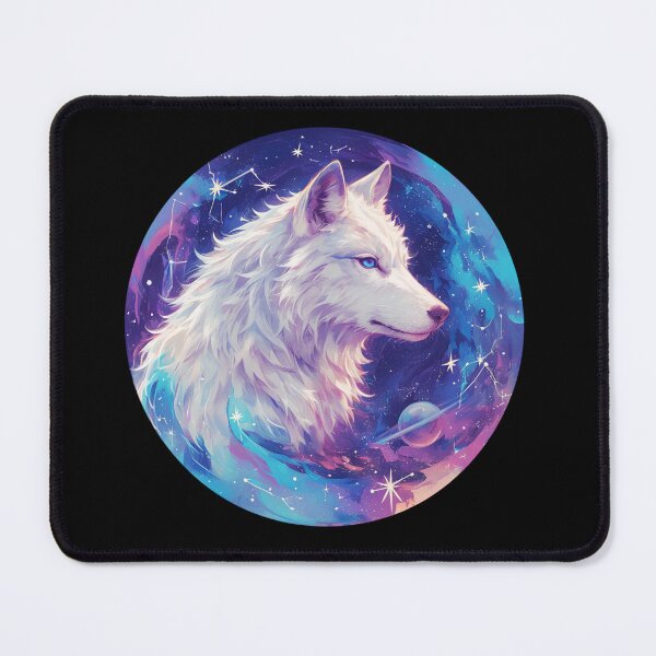 Item preview, White Wolf // Aesthetic White Wolf // Galaxy // wolf lover designed and sold by SMARTKIT DESIGNAGENCY.