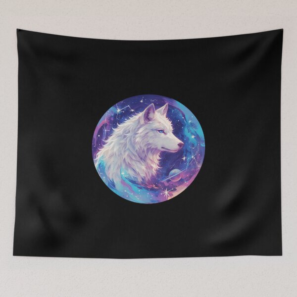 Item preview, White Wolf // Aesthetic White Wolf // Galaxy //  wolf lover designed and sold by SMARTKIT  DESIGNAGENCY.